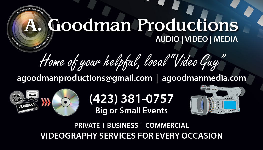 A. Goodman Productions business card version 3